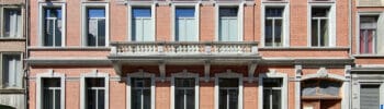Namur, façade de l'habitat partagé "Godefroid"
